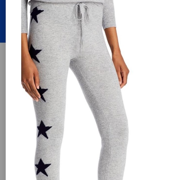 AQUA Cashmere
Cashmere Star Print Cashmere Jogger pants size M - Picture 6 of 8